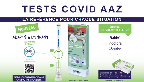 AAZ: Le premier test COVID adapté à l’enfant